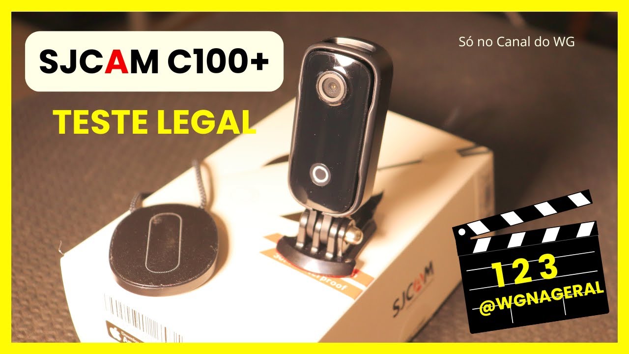 SJCAM C100+  A pequena camera de ação. Teste completo.