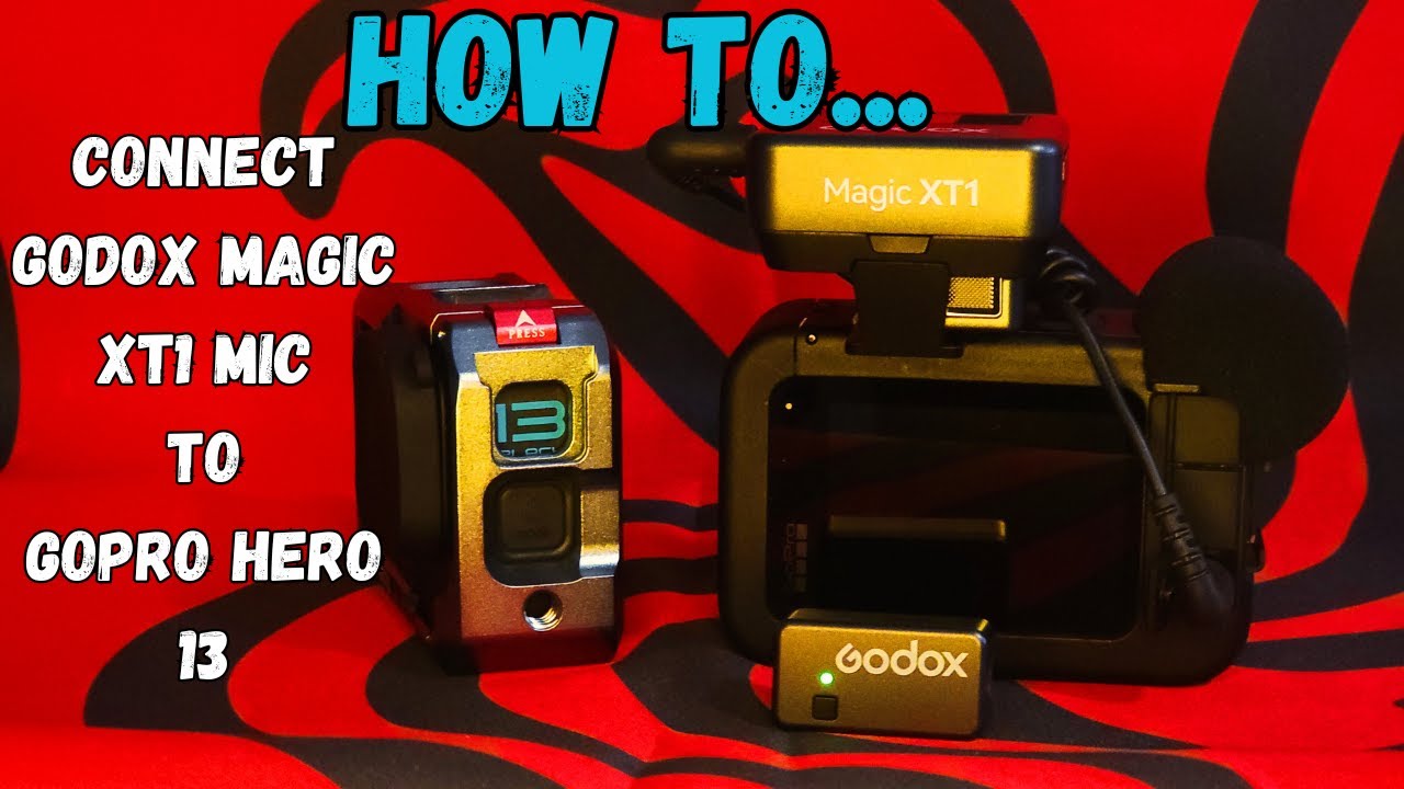 HOW TO setup | GODOX Magic XT1 Wireless Mic + GoPro Hero 13 | #Godox #wirelessmic #gopro