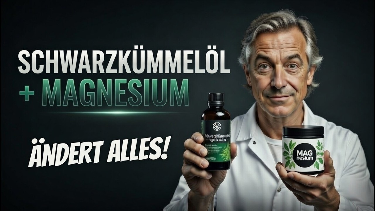 Magnesium + Schwarzkümmelöl: Diese Kombination verändert deinen Körper über Nacht (kaum bekannt)