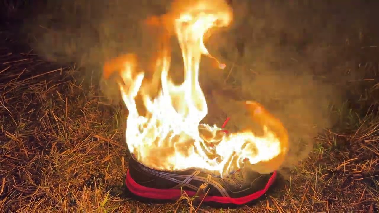 Burning asics gel squad