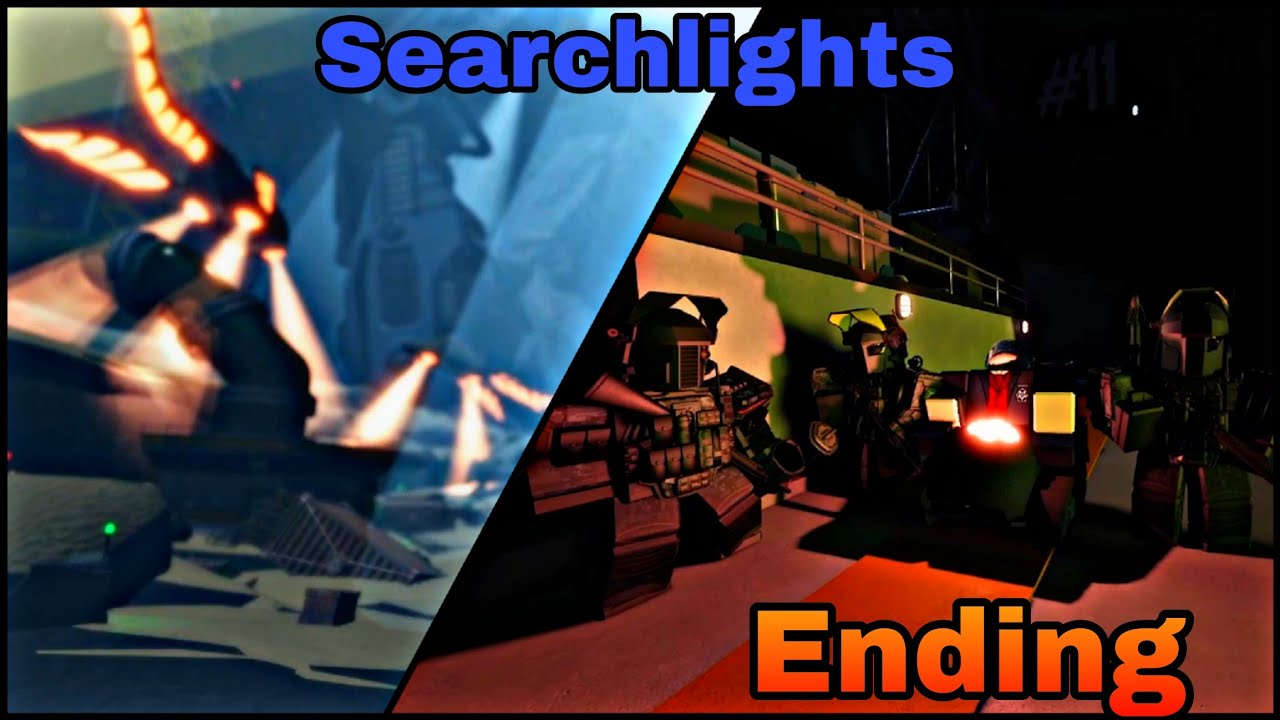 Searchlights финальная обновленная встреча... + новая обновлённая  концовка | Роблокс Pressure