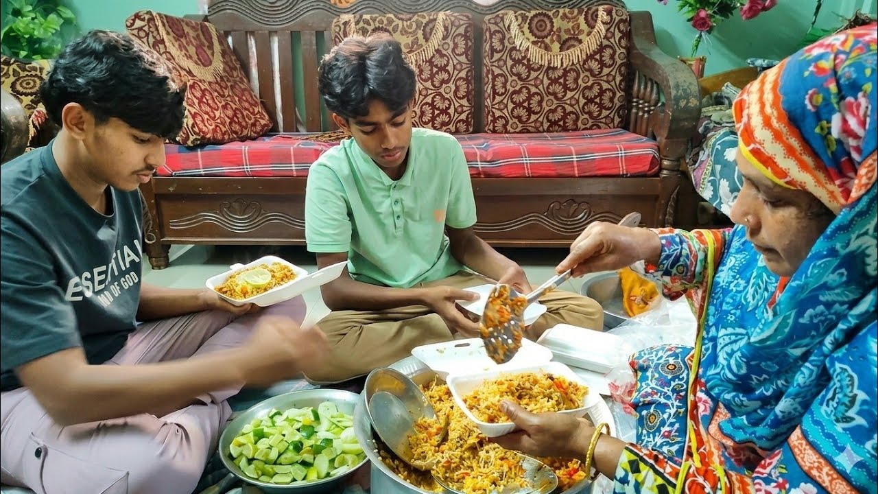 Ramzan Special Iftar for Madrasa Kids | Pakistani Kacchi Biryani।🌙🕌🤲#iftartime #food #nev 
