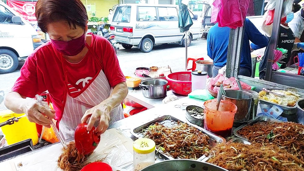 Malaysia Street Food | Pasar Taman Cheras | RM2.50 Economic Fried Noodles | RM2.50 经济米粉面
