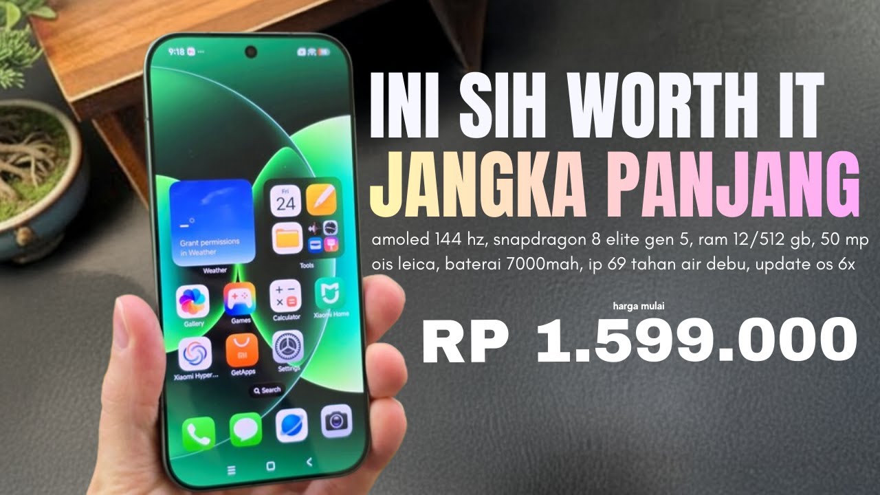 BUAT 5 TAHUN KEDEPAN‼️RAM 12/512GB, 7000MAH - HP SPEK DEWA JANGKA PANJANG DESEMBER 2025