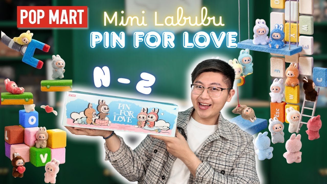 NEW MINI LABUBU PART 2! 💖 Pin For Love (N–Z) Unboxing & Review