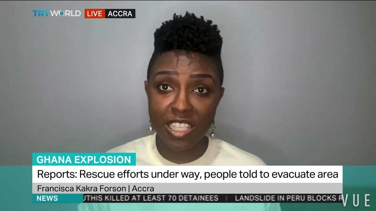 GHANA UPDATE #ApeateExplosion Saturday 22/01/22 700 GMT Live report for @trtworld  #kaykasa
