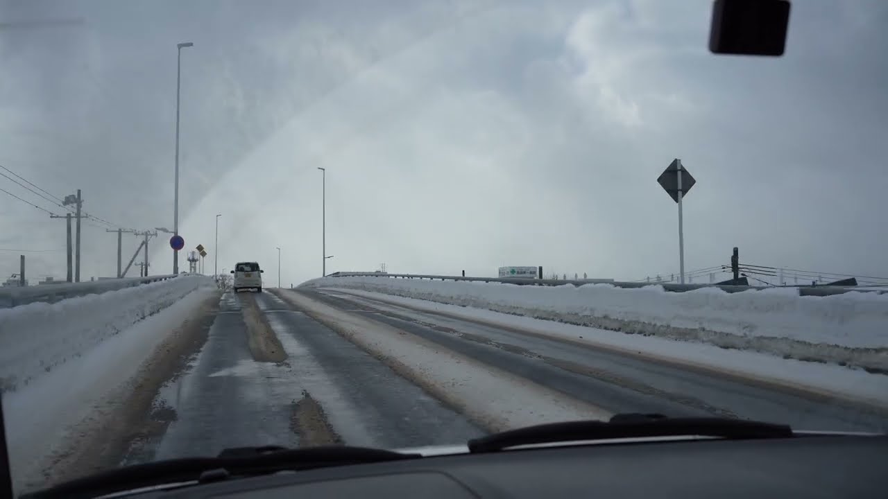 【車載動画】２０２６年１月　北海道北広島市〜恵庭市　道道４６号線、他