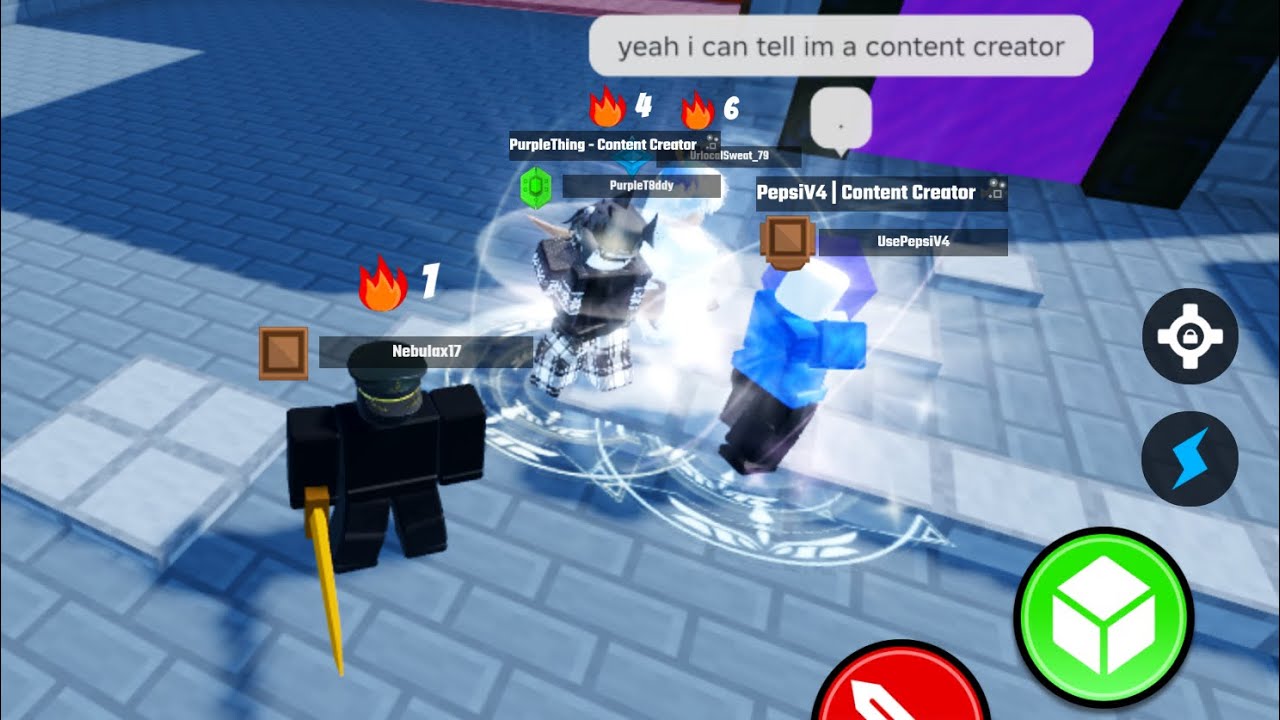 Playing with @Peeprman in Bedfight #bedfight #contentcreator #roblox
