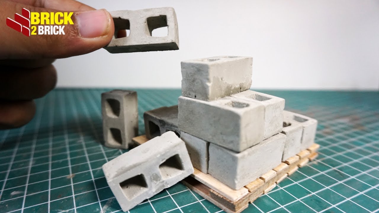 How To Make Mini Cinder Block From Scratch - Part 3