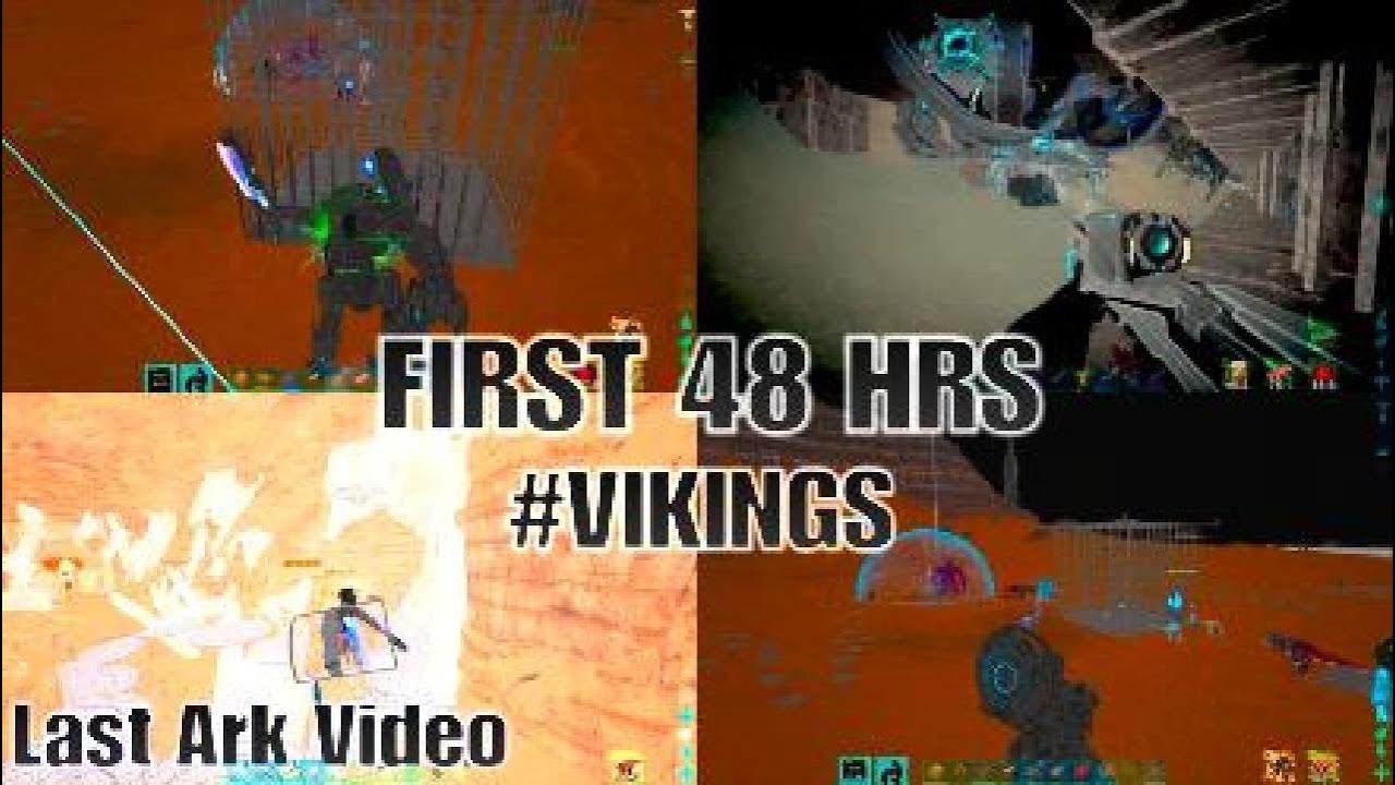 Ark Ps5 Unofficial |My First 48 Hours On #Vikings | And Wiping Church Plus Event Win