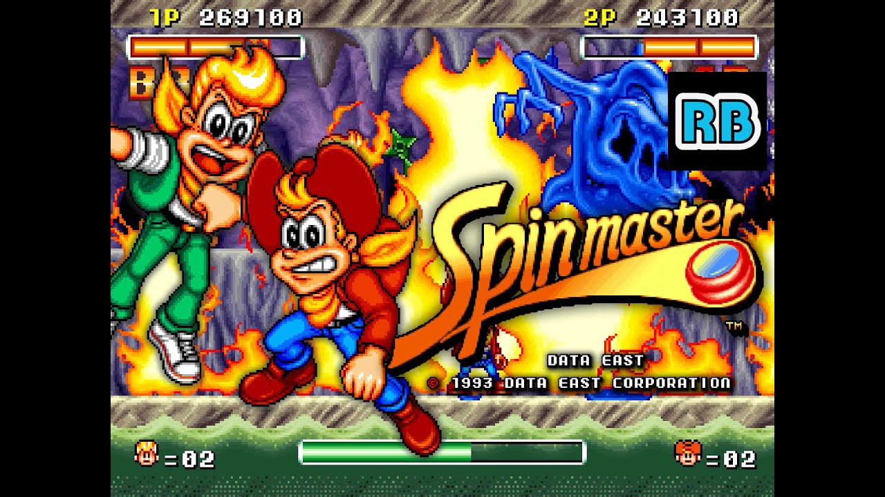 1993 [60fps] Spin Master 2Players Hardest Nomiss ALL