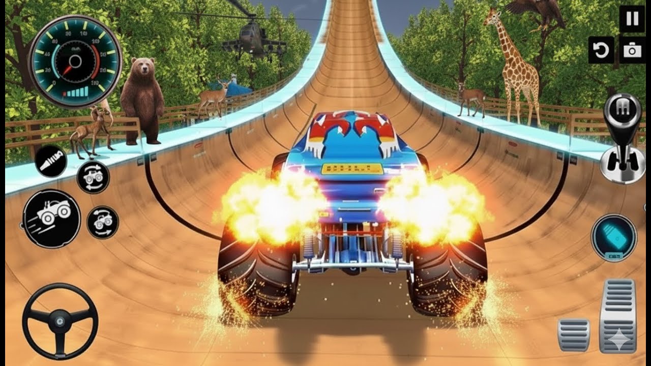 Vertical Mega Ramp Impossible 3D - Car Stunts Tracks Racing 3D - Android GamePlay