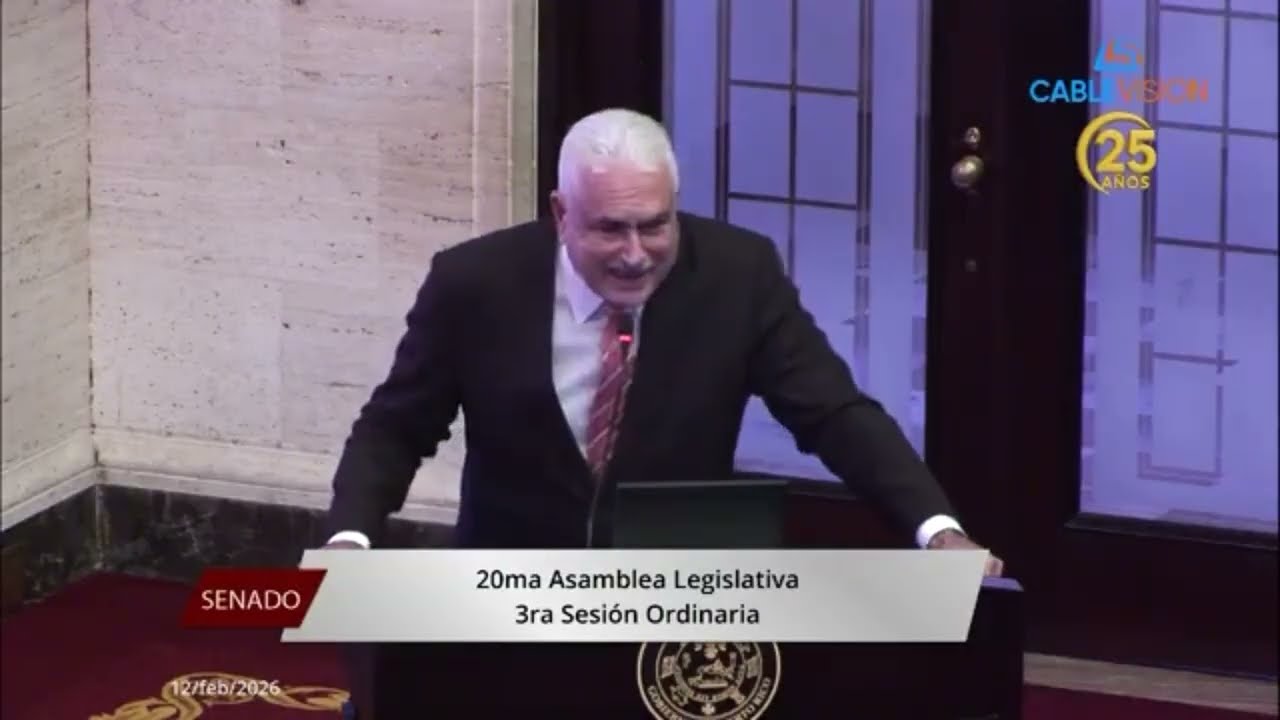 [12 FEBRERO 2026] Thomas Rivera Schatz | 20ma Asamblea Legislativa - 3ra Sesión Ordinaria (2do T)