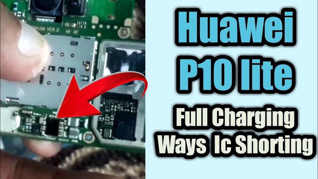 Huawei P10 lite Not charging Full ways | Charging full ways to charge ic | charging slow