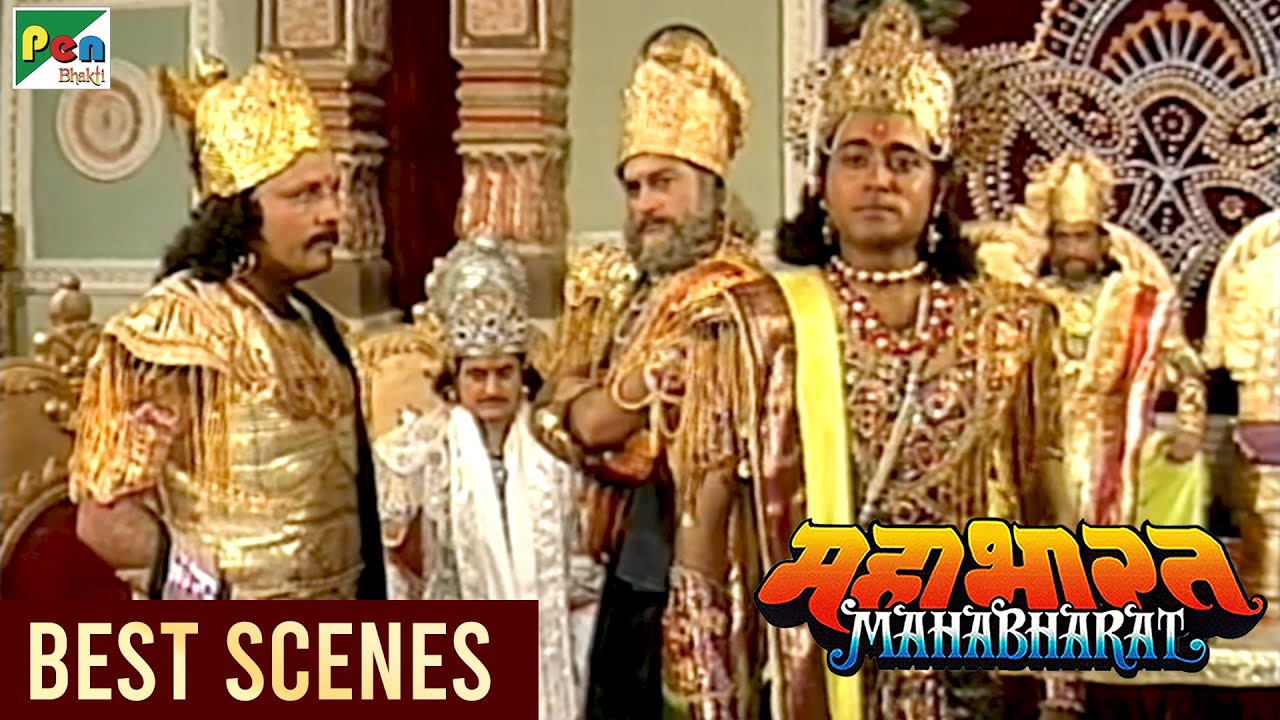 Pandavas decide to send messenger to Hastinapur. Mahabharat (Mahabharat) Best Scene | BR Chopra Pen Bhakti