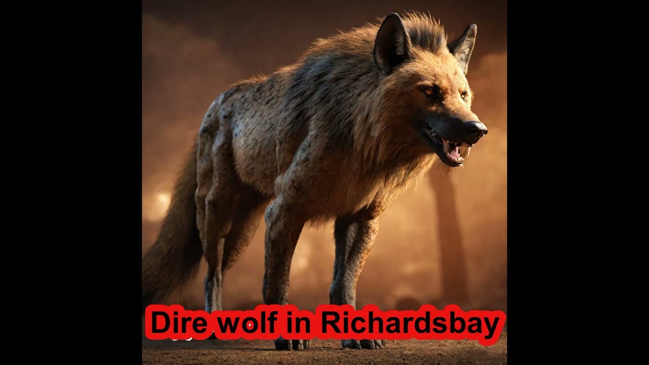 Weird wolf sighting in Casarinas, Richards Bay, South Africa