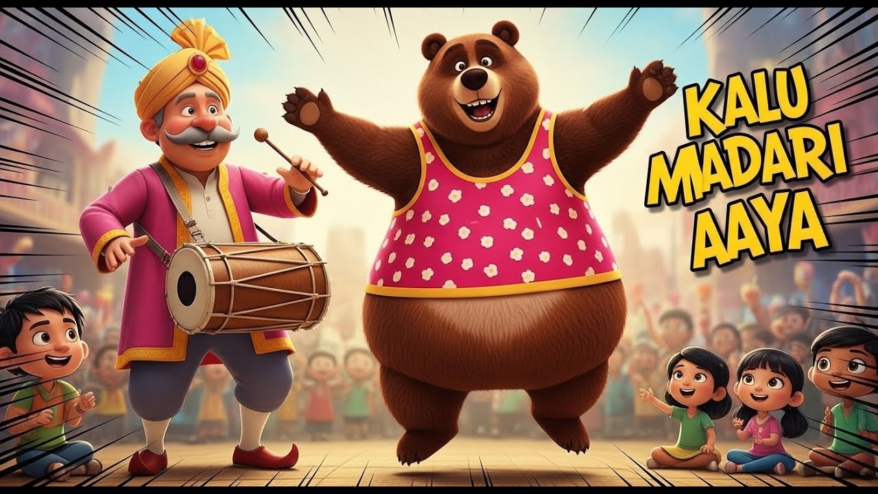 Kalu Madari & Nani Teri Morni Ko Mor Hindi Nursery Rhymes| Baby Rhymes | कालू मदारी| Funny kids song