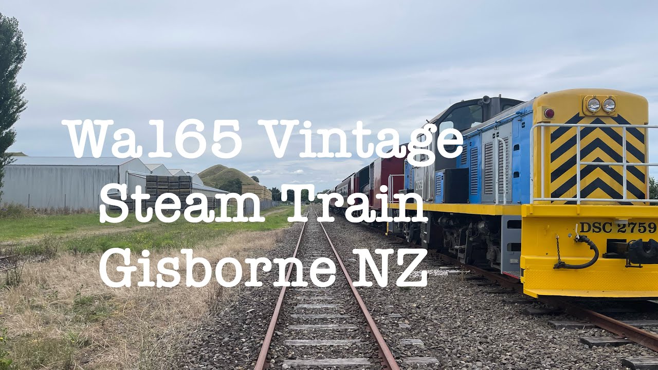 Gisborne NZ - Wa165 Vintage Steam Train