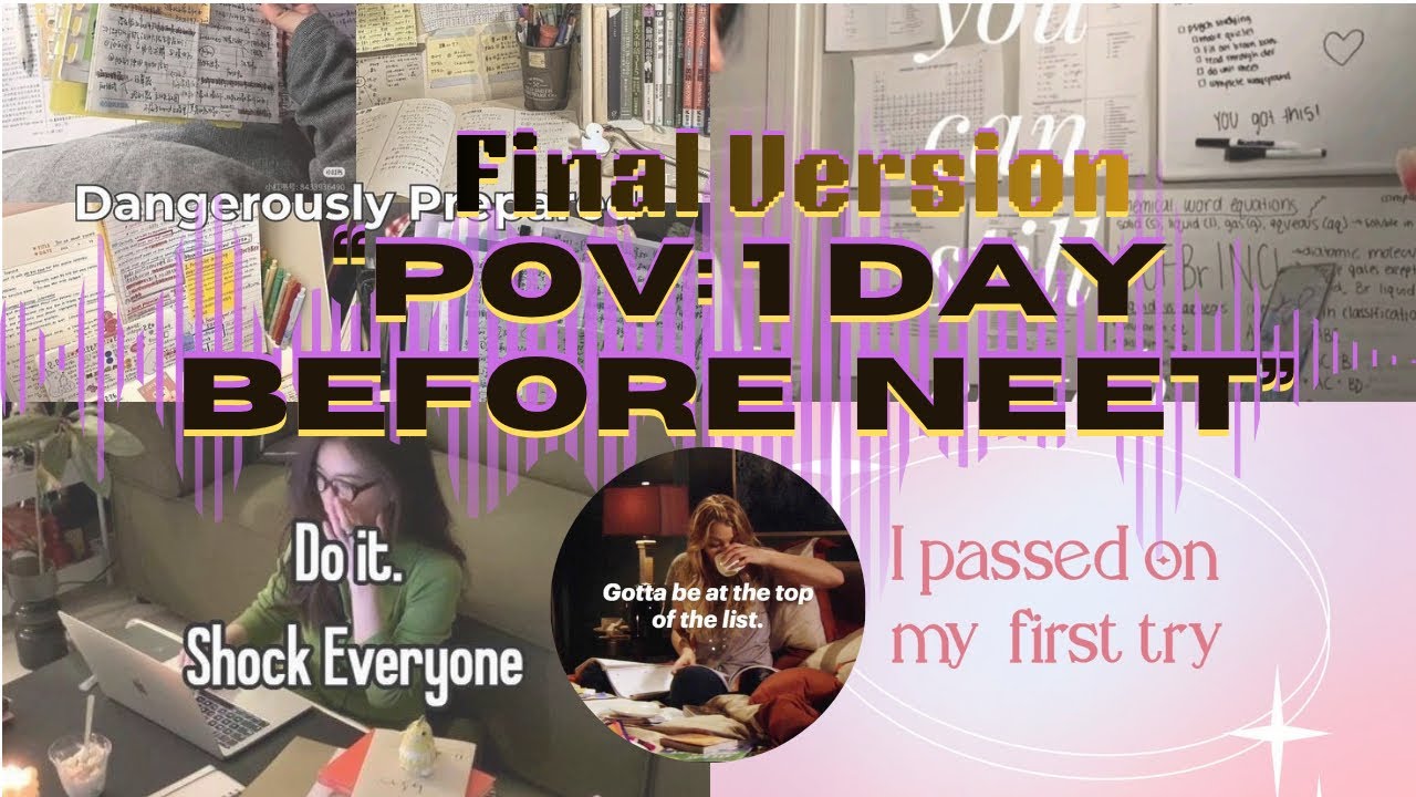 ⚠️1 DAY BEFORE NEET✨ - Stay Calm,Confident,Lucky🧠 (Subliminal) #neet #examsuccess #focus #neetpg 