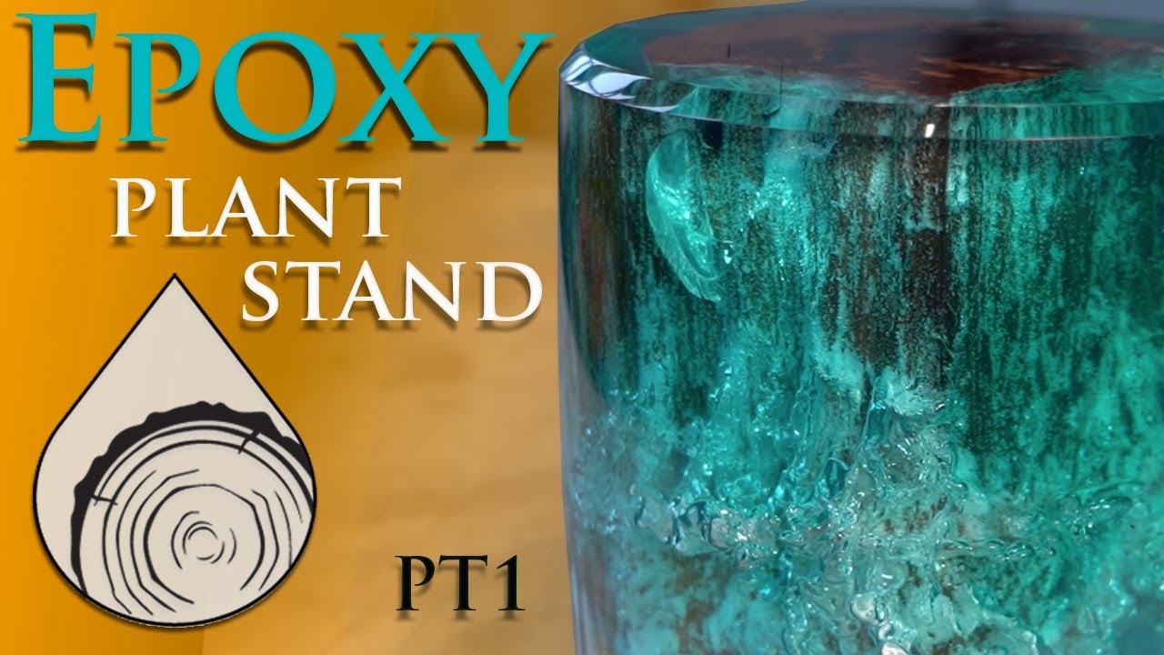 Epoxy plant stand PT1 | epoxy LED light | how to cast epoxy and fix mistakes