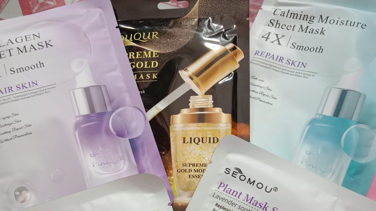 How to use sheet mask 🎭 for beginners||how to apply trinding sheet mask #skincare #viral sheet mask 