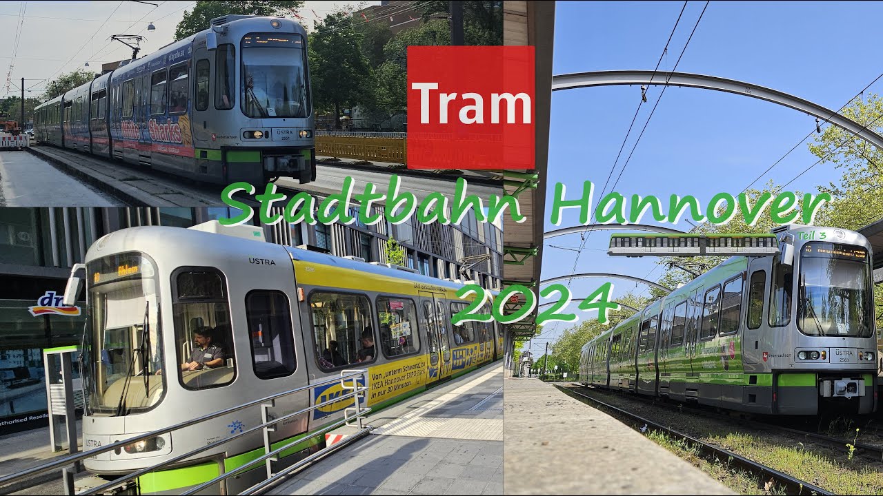 Stadtbahn Hannover 2024 | Teil 3 | 4K 60fps (UHD)