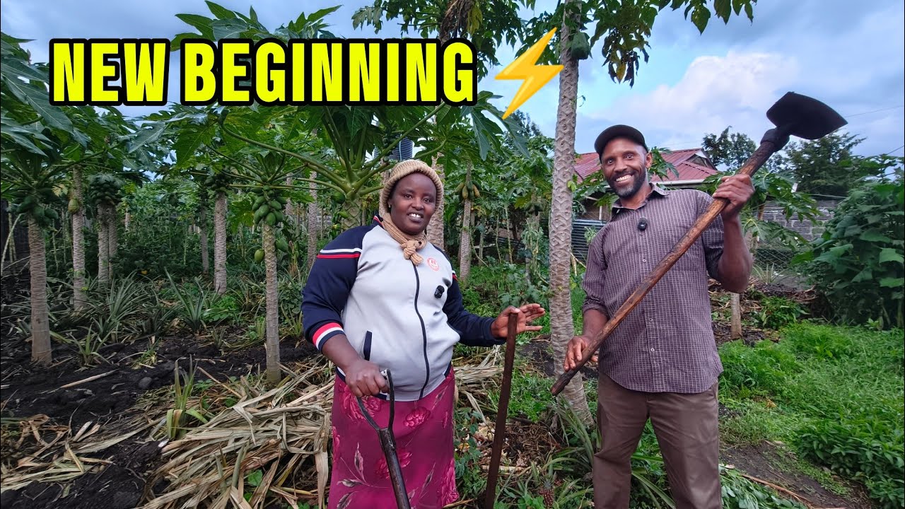 After 10 Years... Our Dream Garden Finally Begins! 🌱 | Life in an African Village