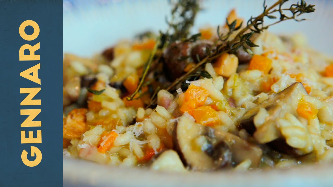 Mushroom & Pumpkin Risotto | Gennaro Contaldo