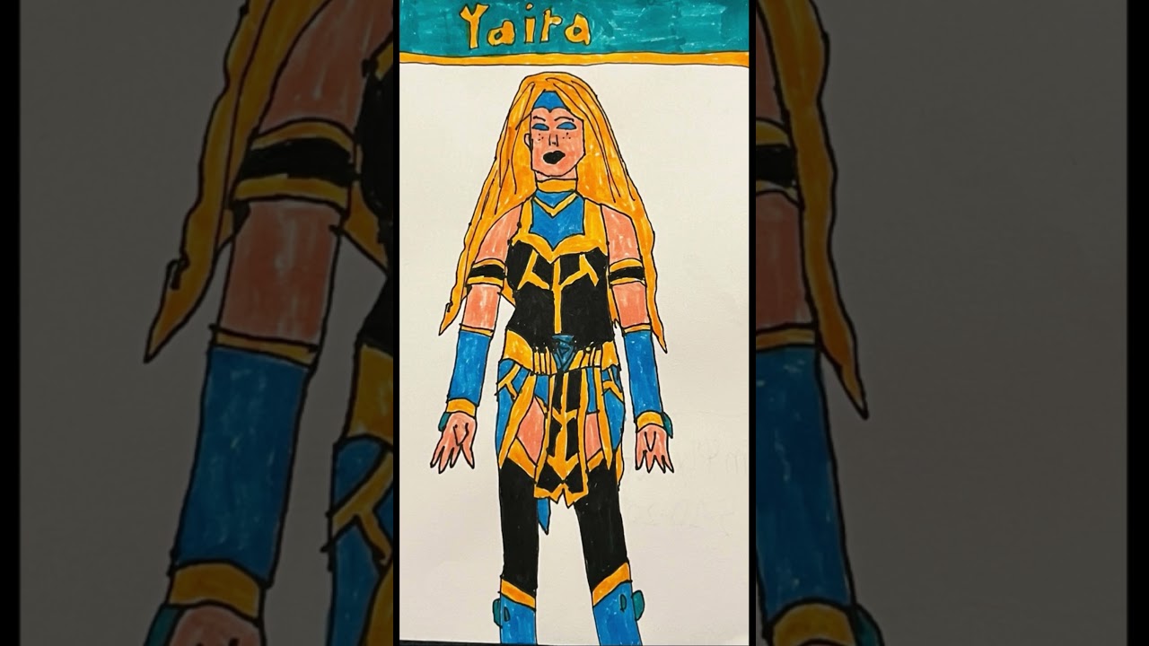 SunDevil Emily’s art Superhero art video 