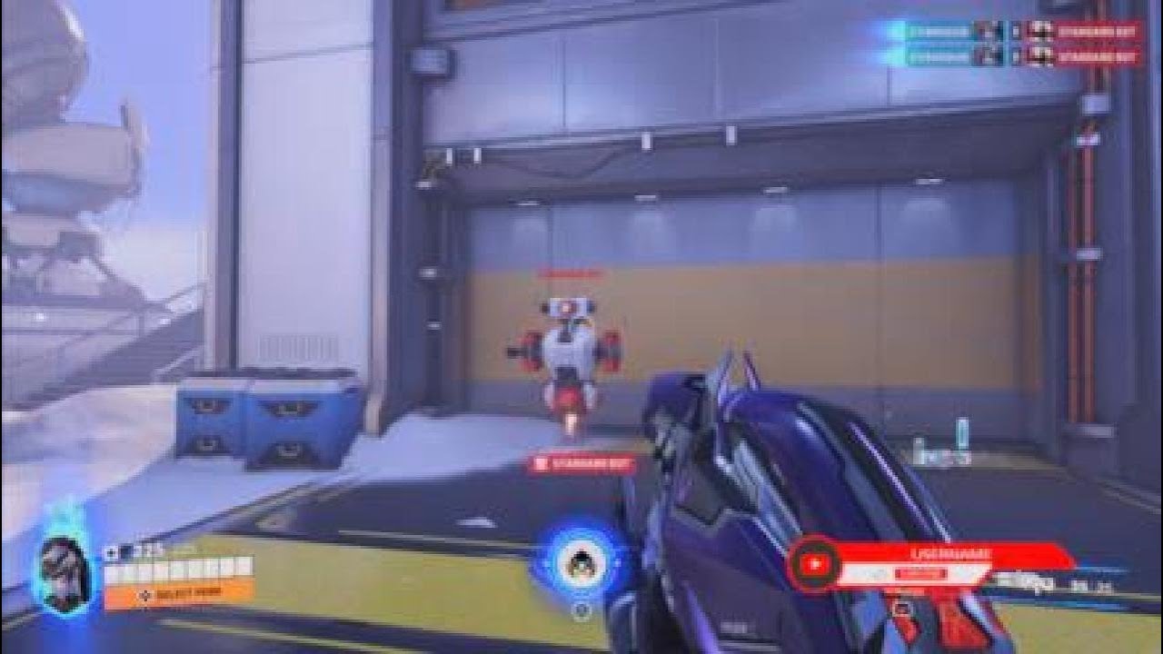مقطع OVERWATCH(جلد وموتات عشوائية🔥🔥)