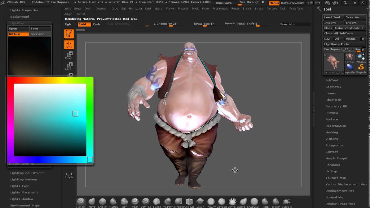 Tutorial LightCap en Zbrush