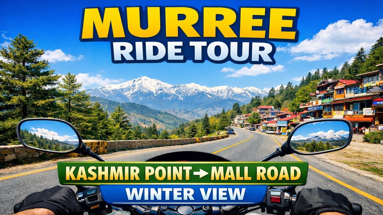 Murree Mall Road Day Ride | Kashmir Point Route | Travel Vlog