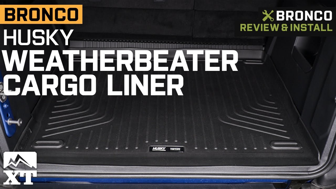 2021-2022 Bronco 4-Door Husky WeatherBeater Cargo Liner Review & Install