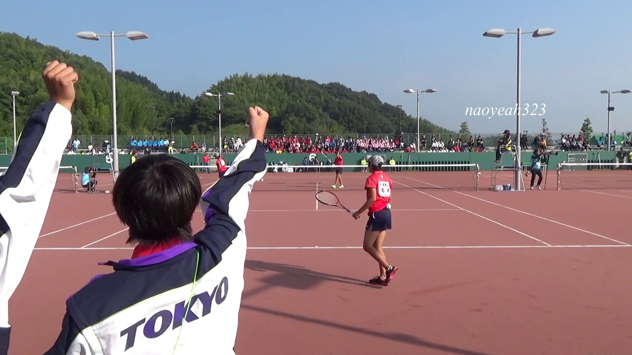 2017年 えひめ国体 少年女子 準決勝 第一対戦 林田・宮下（東京都） 対 松井・浦口（和歌山県）