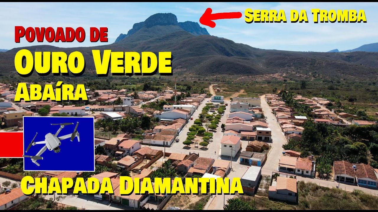 Ouro Verde - Abaíra - Chapada Diamantina - Bahia - Voo de drone