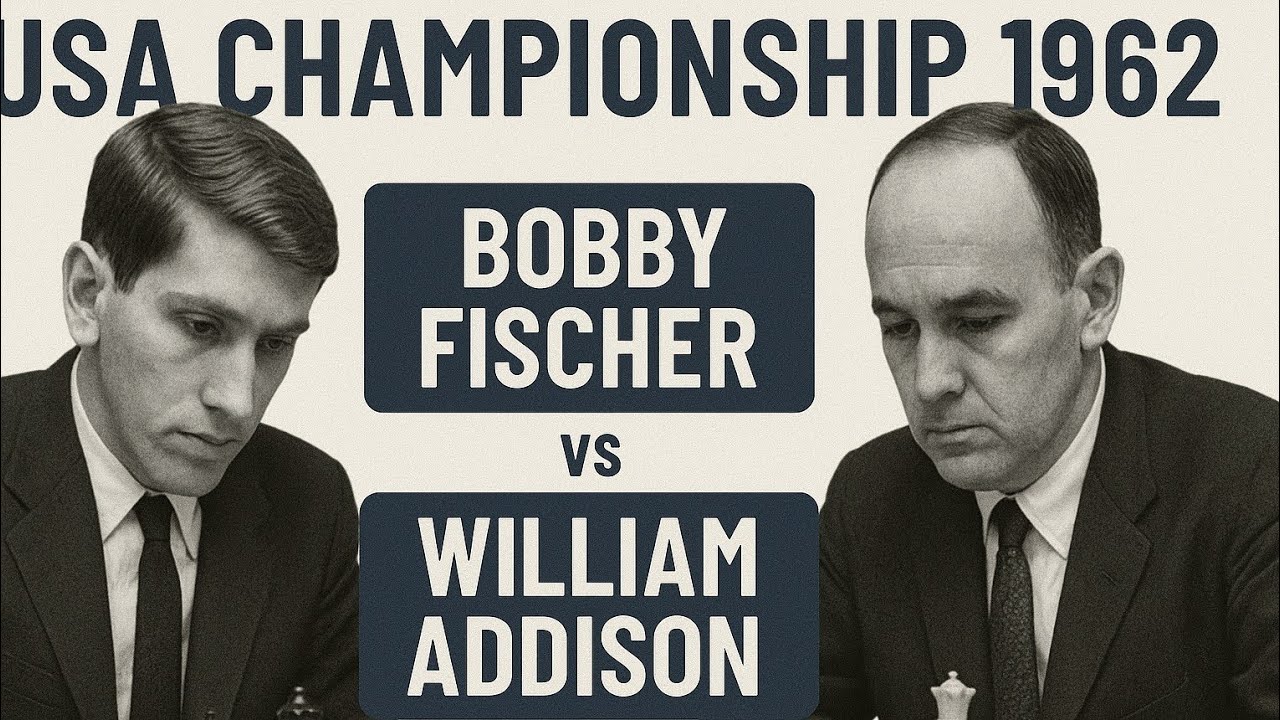 Bobby Fischer vs William Addison ◉ U.S.A Championship 1962 | Bobby Fischer’s Tactical Masterclass!