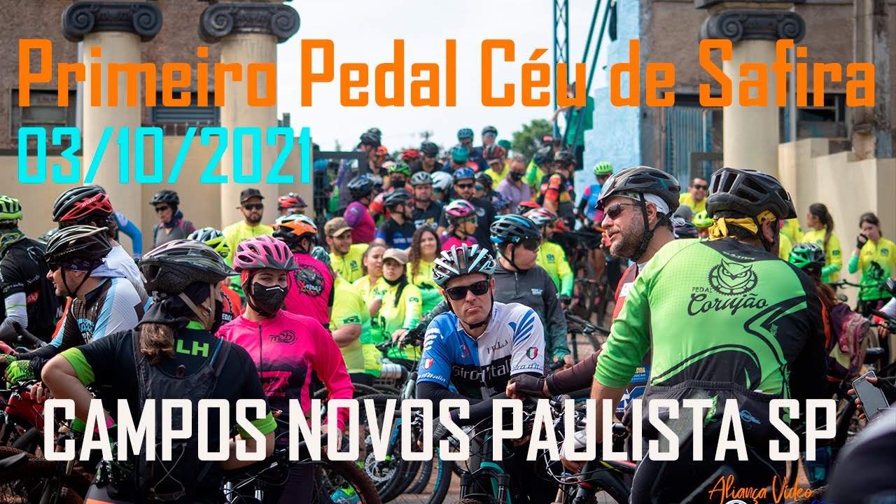 Primeiro Pedal Céu de Safira de Campos Novos Paulista