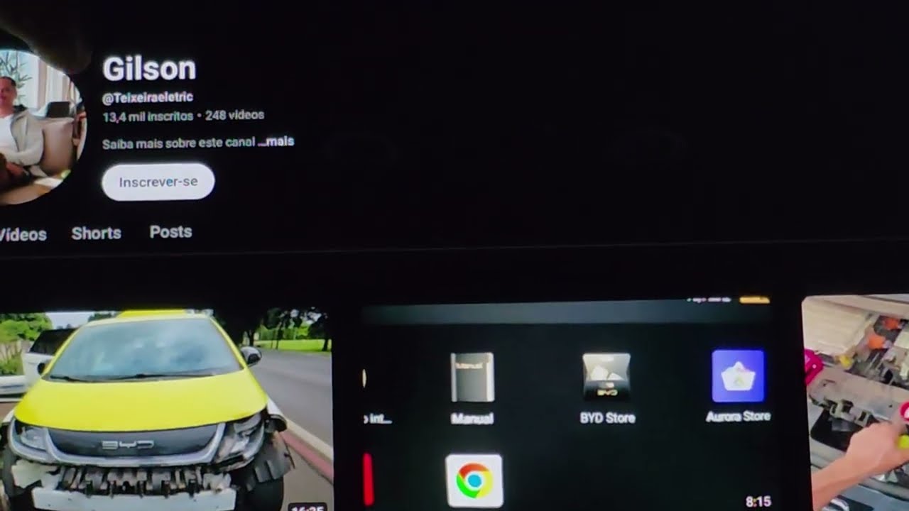 Nova atualização BYD - 2412 e Instalar aplicativos