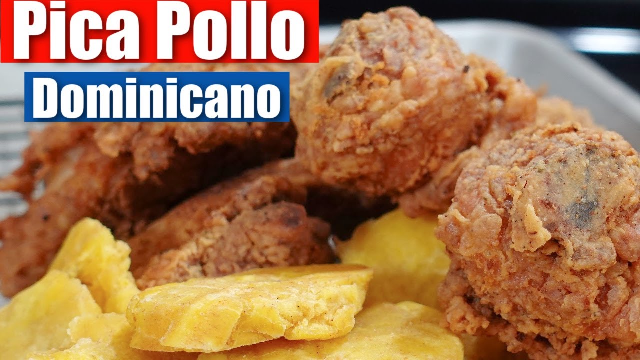 Pica Pollo Dominicano - como hacer pollo frito para que te quede crujiente y dorado