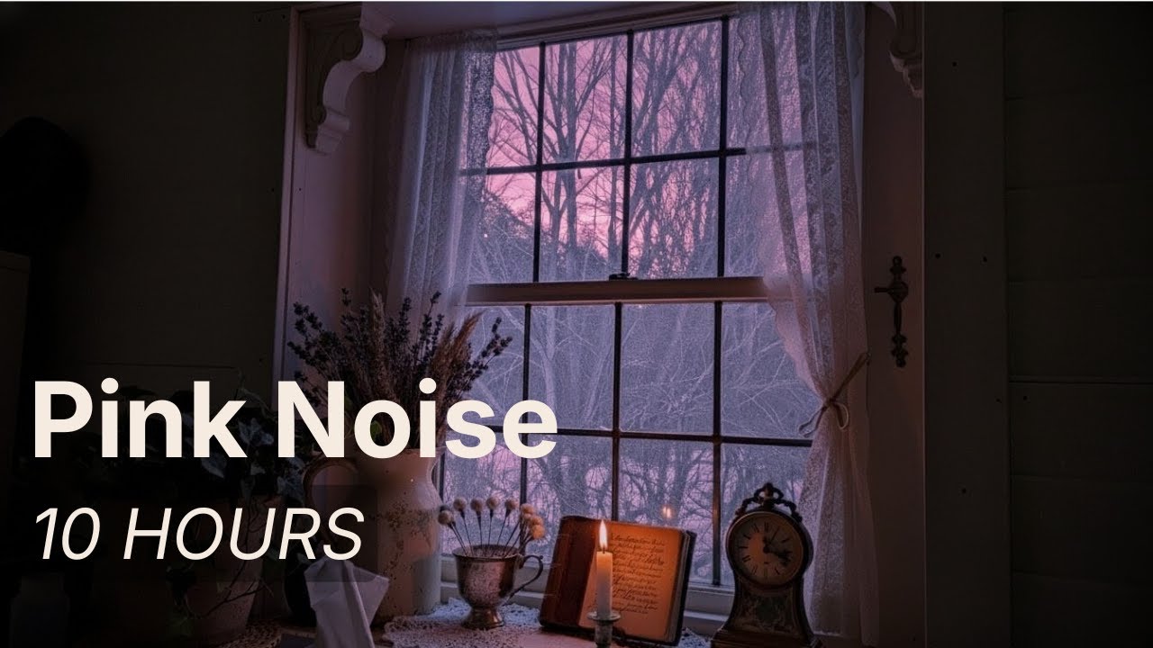 Pink Noise for Sleep | Soft, Balanced Sound (10 Hours)