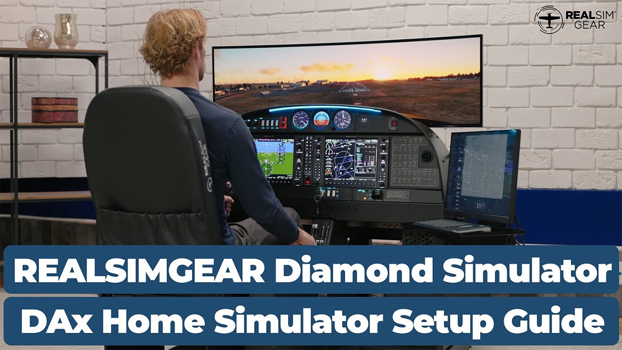 RealSimGear Diamond Simulator — DAx Home — Видео по настройке (4K)