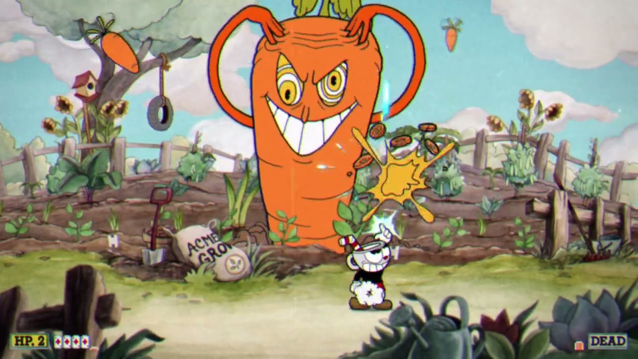 Playing cuphead with my brother
