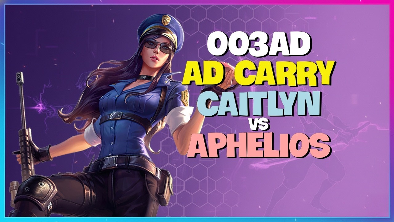 003ad Caitlyn : This Dude is DEVASTATING Rank 1 Aphelios in Challenger Elo