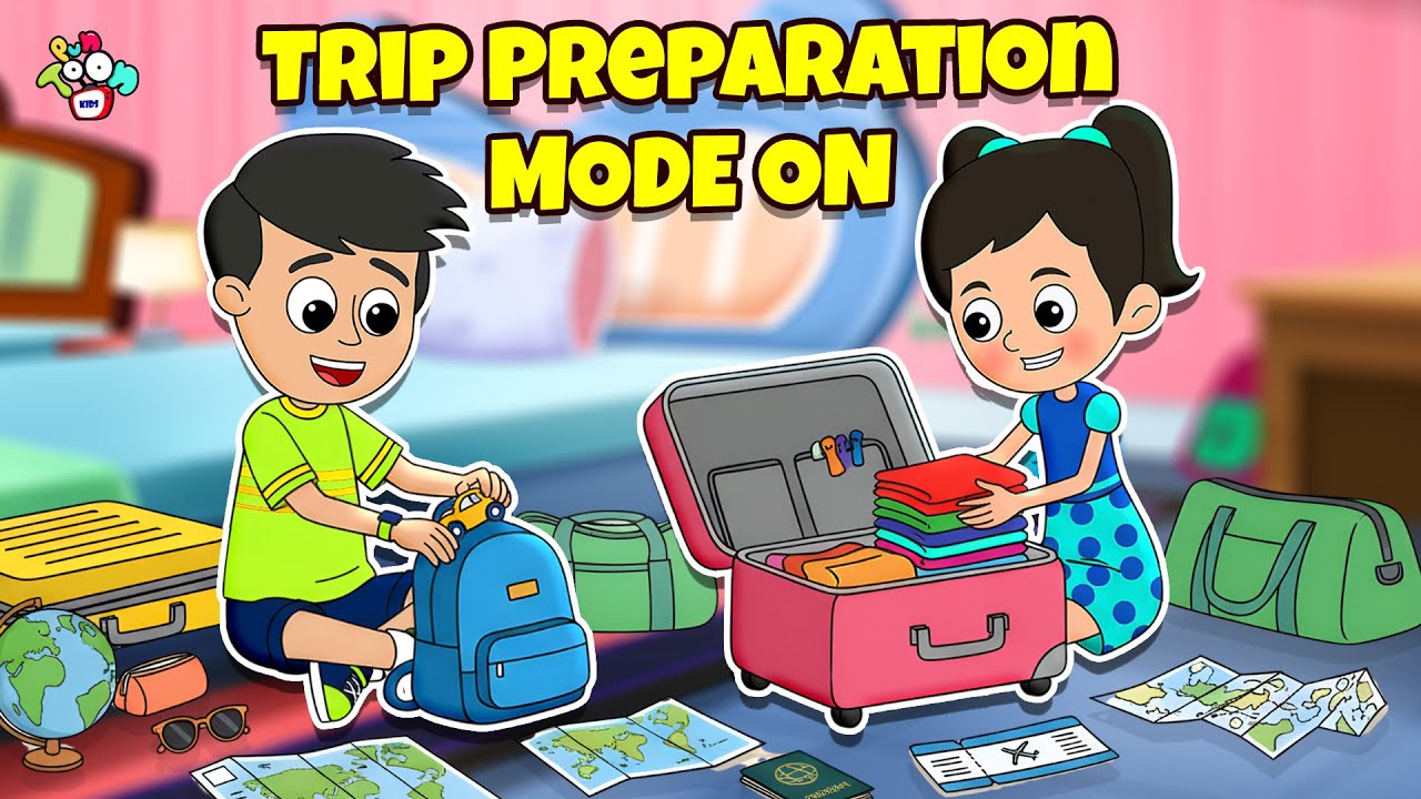 Trip Preparation Mode On | Animated Stories | English Cartoon | Moral Stories | PunToon Kids