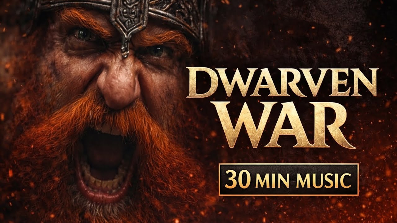 DWARVEN WAR ⚒️ Epic Dwarf Battle Music | Deep Voices of Stone & Iron | Wow Music Ambient