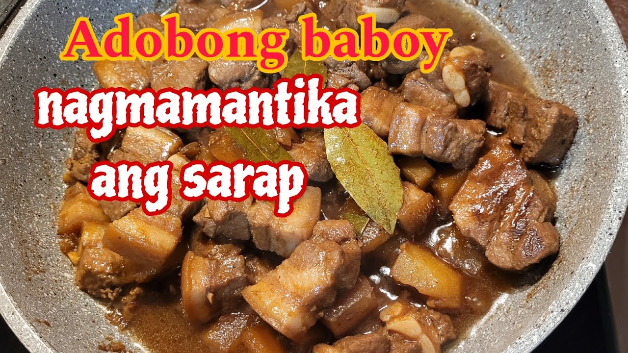 THE SECRET TO MAKE KILLER PORK ADOBO !!! NAGMAMANTIKA SA SARAP !!