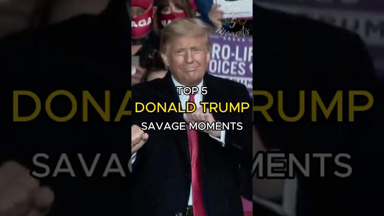 Donald Trump's 5 Most SAVAGE Moments #donaldtrump #compilation #cnn #trumpnews #trump #president