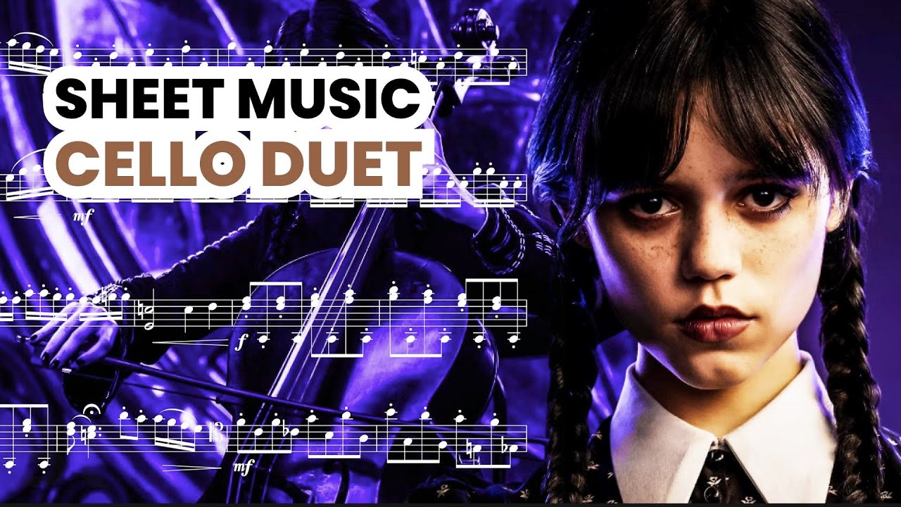 Paint it black for 2 Cello (Cello Duet) - Sheet Music from Wednesday