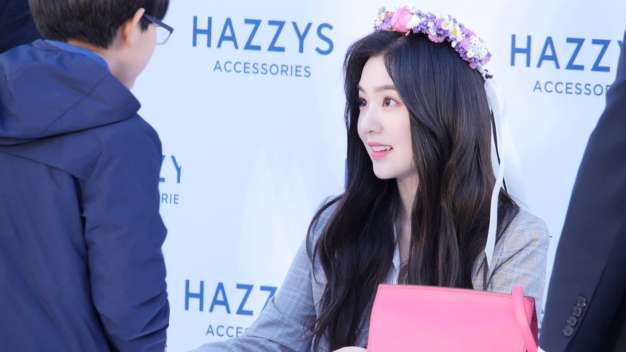 어린 남매를 만난 아이린  Irene(Red velvet) meets a Children siblings : 헤지스 액세서리 팬사인회 fansign event : 잠실 롯데백화점