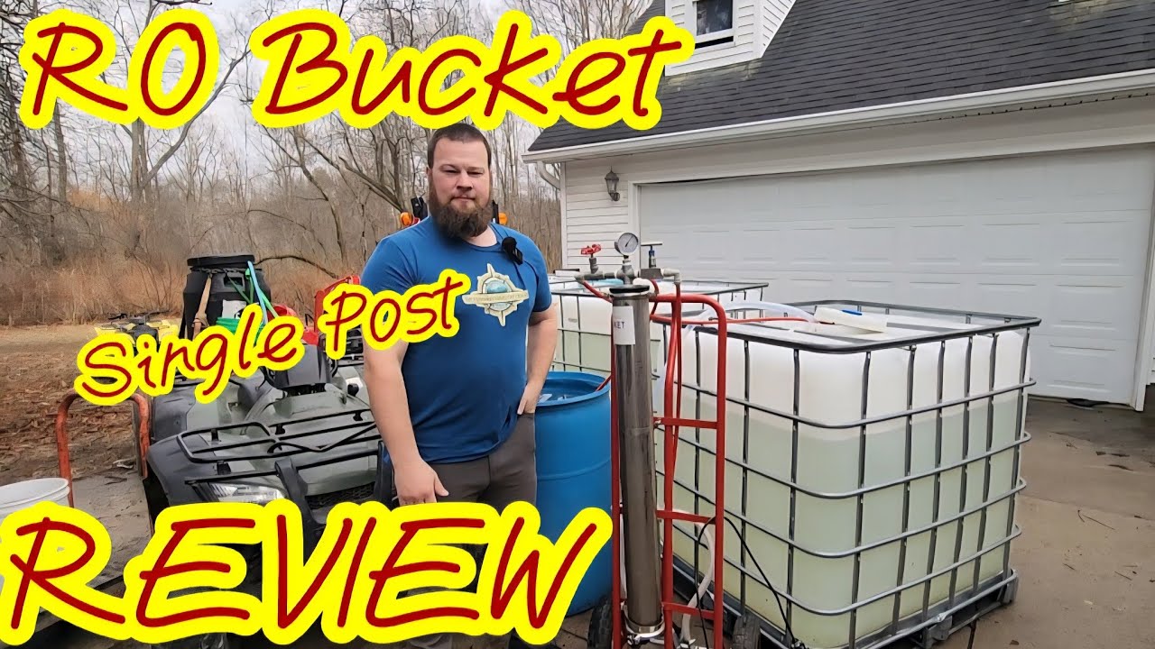 RO Bucket single post maple Reverse Osmosis Review!